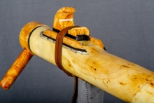 Yellow Cedar Burl Native American Flute, Minor, Bass A-3, #O11B (7)